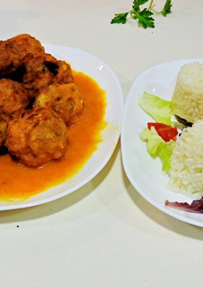 Una foto de Albóndigas de pollo