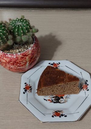عکسی از دستور کیک گردو و قهوه