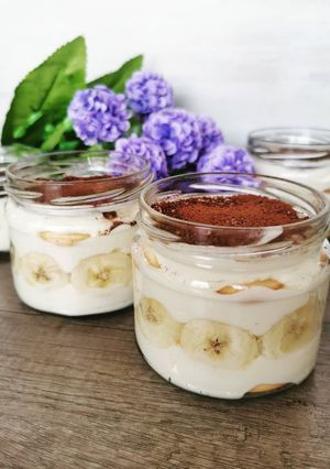 Banán tiramisu recept fotója