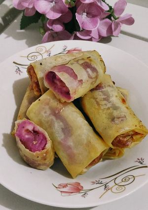 Foto resep Lumpia Ubi Ungu