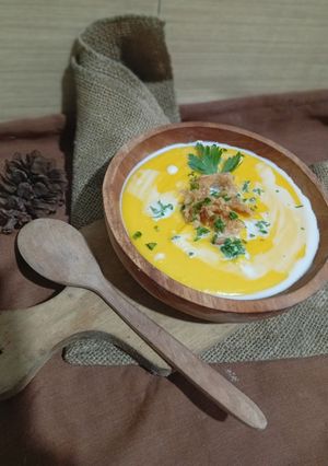 Foto resep Butternut Pumpkin Cream Soup
