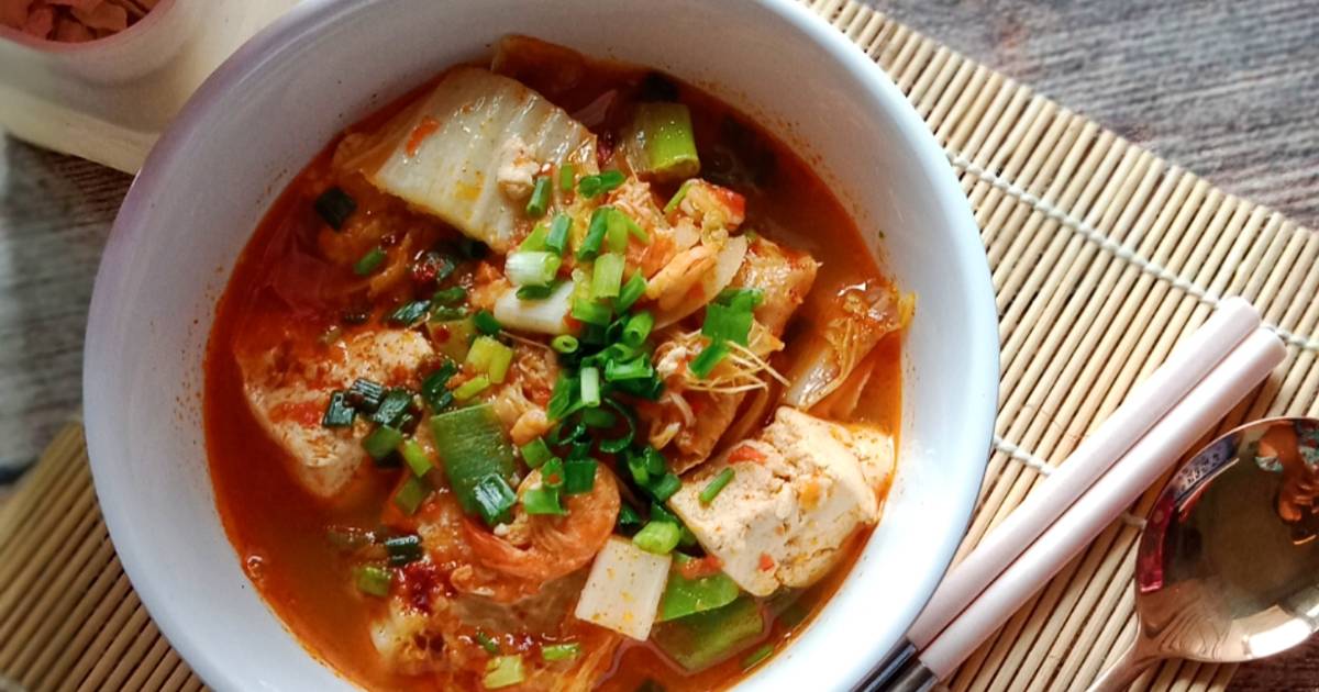 Resep Sundubu Jjigae(Sup Tahu Pedas Korea) oleh Nia Cookpad