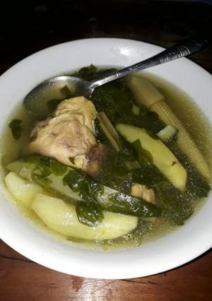 Una foto de Caldo de jilotas con Chipilín....🇸🇻