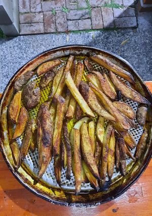 Una foto de Papas rústicas