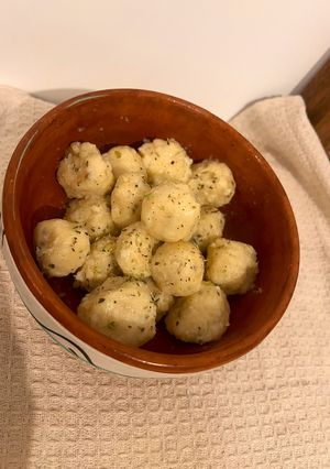 Una foto de Ñoquis de coliflor