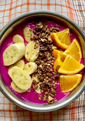 Foto resep Pink smoothie bowl