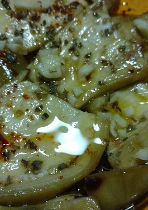 Una foto de Berenjenas en escabeche 🍆