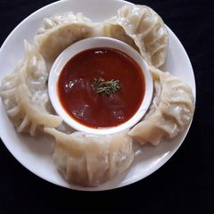 A picture of Potato momos.