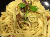 Pasta al huevo en olla newcook