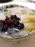Homemade Hot Purple Rice and Red Bean Soup for Dogs