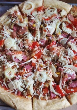 Foto resep Pizza homemade ala dapur rd