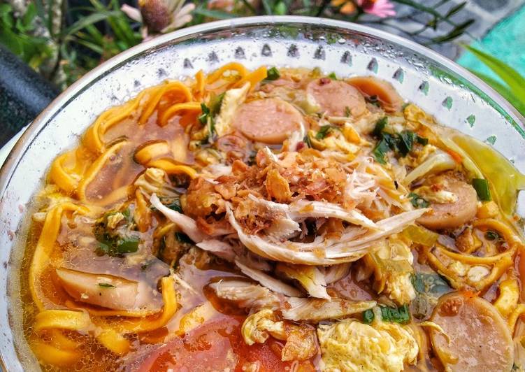 urutan Memasak Bakmi jawa rebus Jadi, Lezat