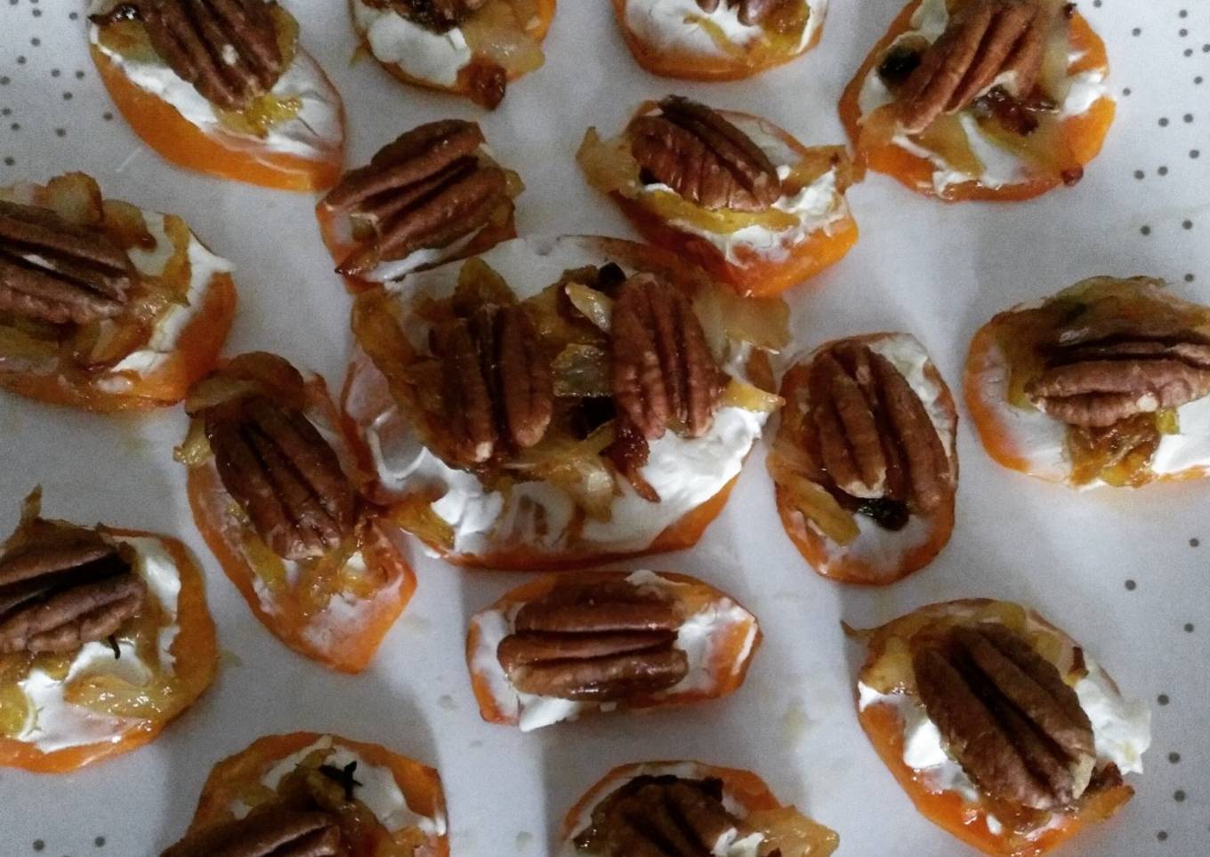 Canapés de calabaza