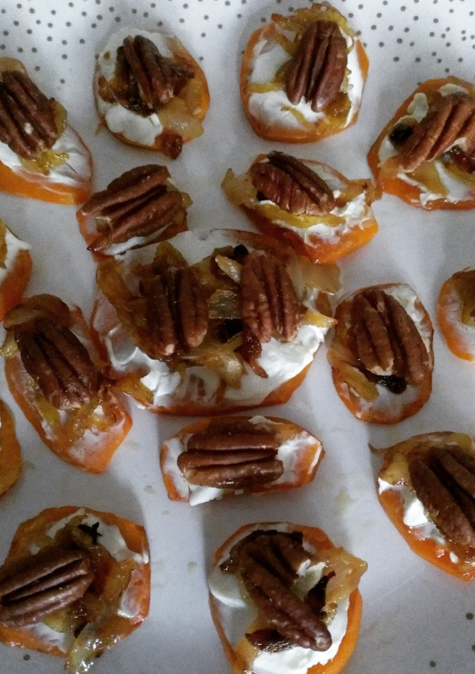 Una foto de Canapés de calabaza