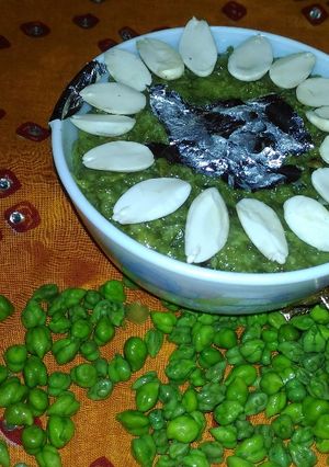 A picture of Fresh green gram halwa.