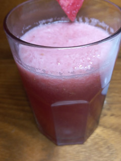 Una foto de Licuado de Sandía y Manzana