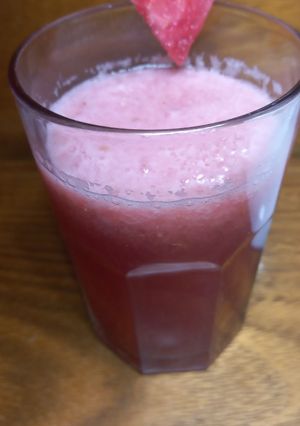 Una foto de Licuado de Sandía y Manzana