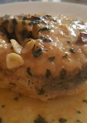 Una foto de Merluza en salsa verde