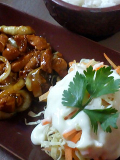 Foto resep Simple Chicken Teriyaki with Salad