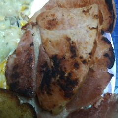 A picture of Dry Fry Ham Steaks.