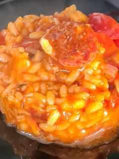 Une photo de Risotto aux couleurs du soleil