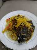 Bihun dan sup ikan sebelah