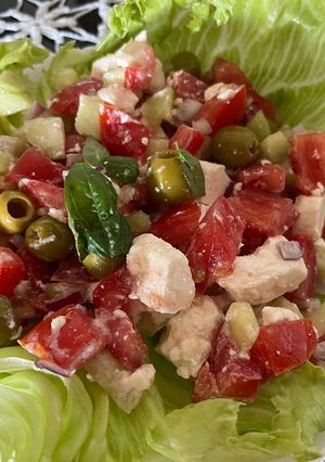 Görög saláta recept fotója