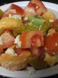 Salad with Mandarin, Hard-Boiled Egg, and More
