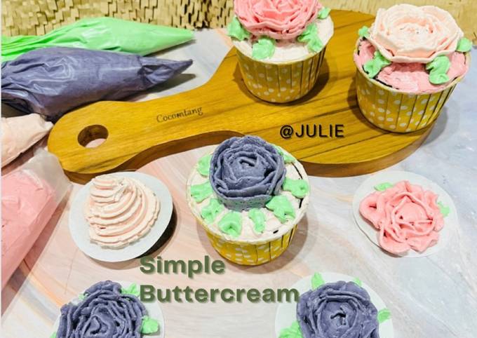 Resep 90 SIMPLE Buttercream Untuk Pemula Oleh Juliana Tendeas Cookpad   90 Simple Buttercream Untuk Pemula Foto Resep Utama 