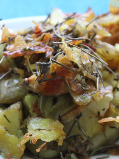 Una foto de Patatas asadas al tomillo y orégano