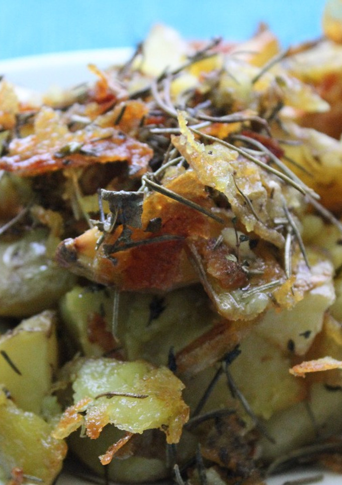 Una foto de Patatas asadas al tomillo y orégano
