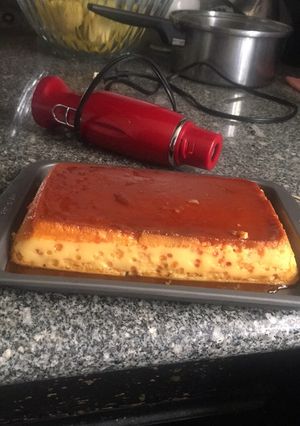 Una foto de Flan de vainilla