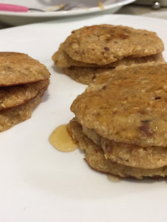 Una foto de Panqueques de avena y miel 🥞🍯