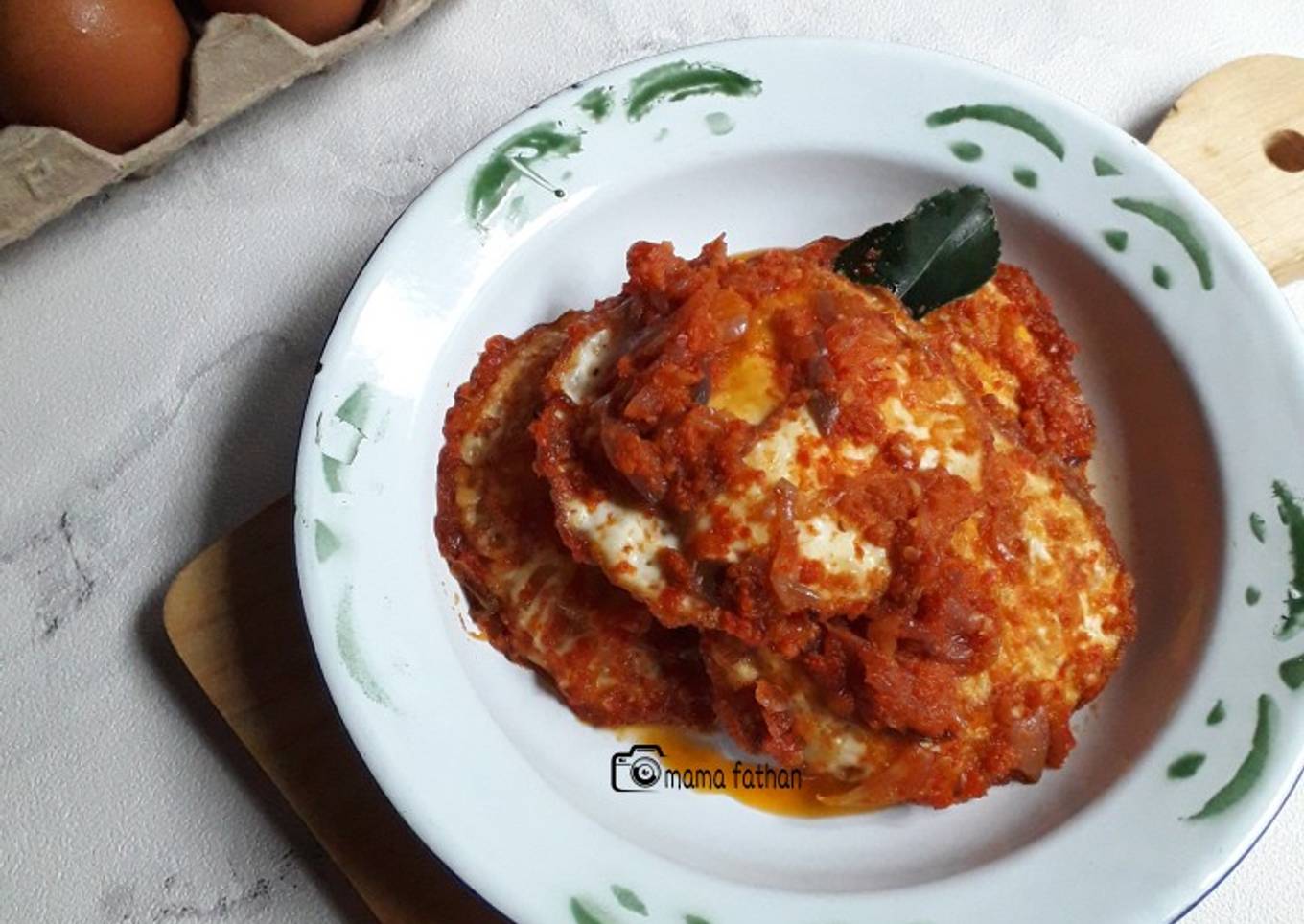 Balado telur ceplok