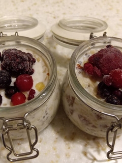 A picture of Granola Pudding.