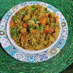 A picture of Mung bean Curry.