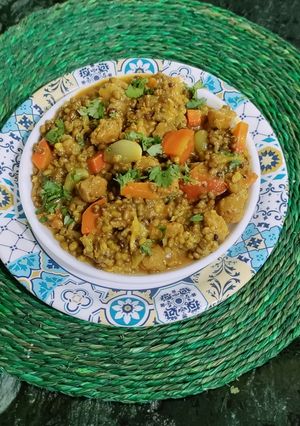 A picture of Mung bean Curry.