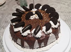 Oreo torta mascarpone krémmel recept fotója
