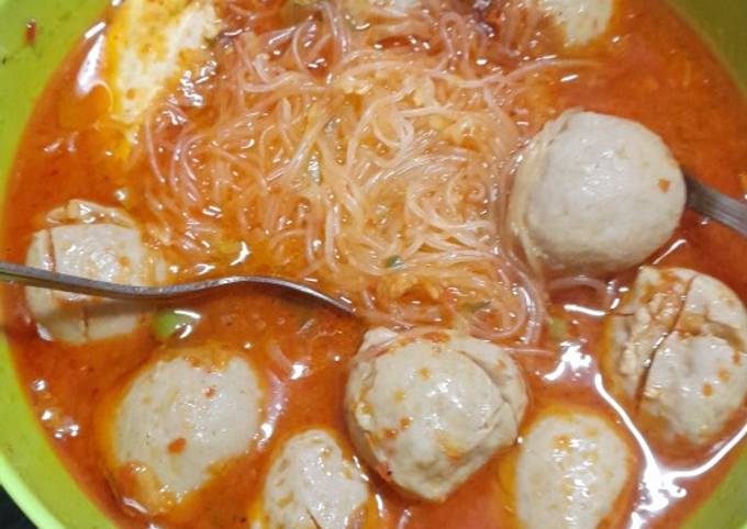 Resep Bakso Bihun Kuah Pedas Oleh Nickyy Cookpad