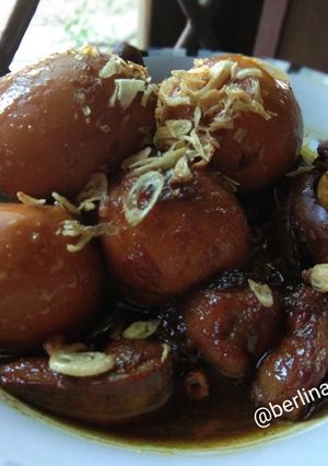 Foto resep Semur telur ati ampela
