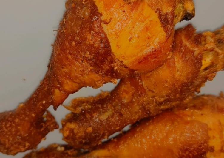 DICOBA@ Resep Ayam goreng kuning simple menu masakan harian