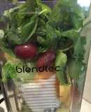 Batido de kiwi-espinacas-yogurt (smoothie)