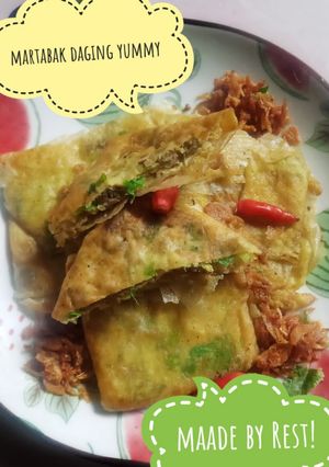 Foto resep Martabak daging yummy