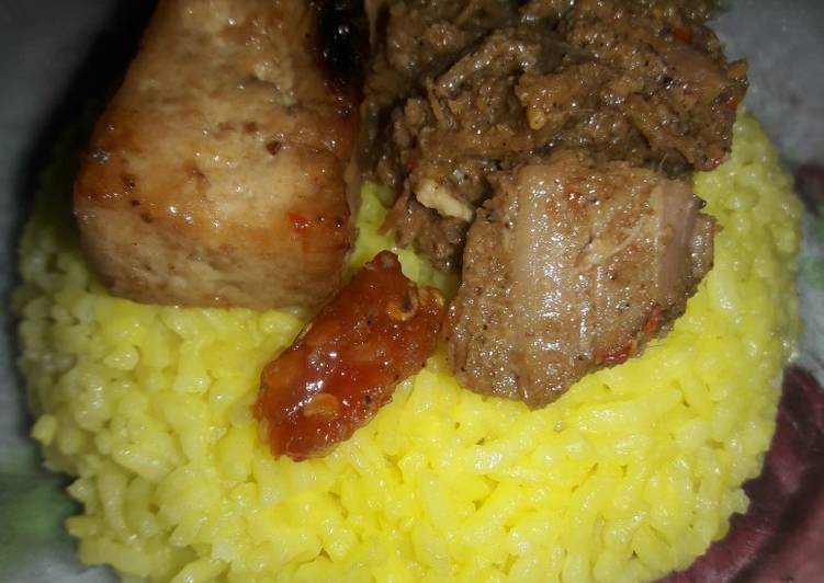 Nasi Kuning Ricecooker/Magicom