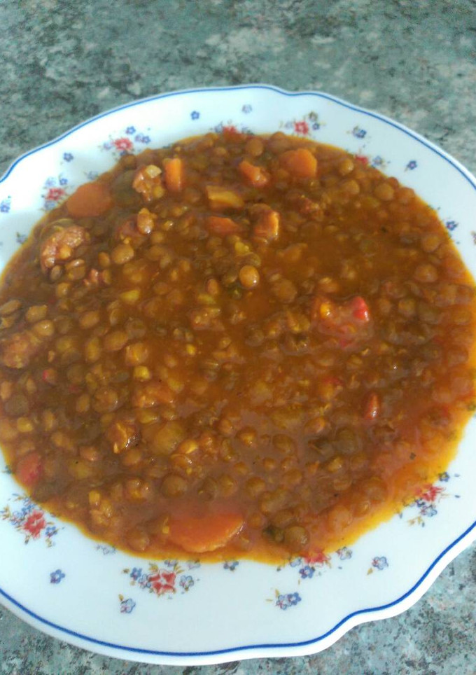 Una foto de Lentejas sin remojo en olla Gm