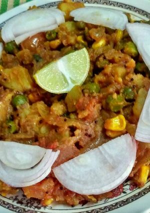 A picture of Chatpati shakarkandi masala.