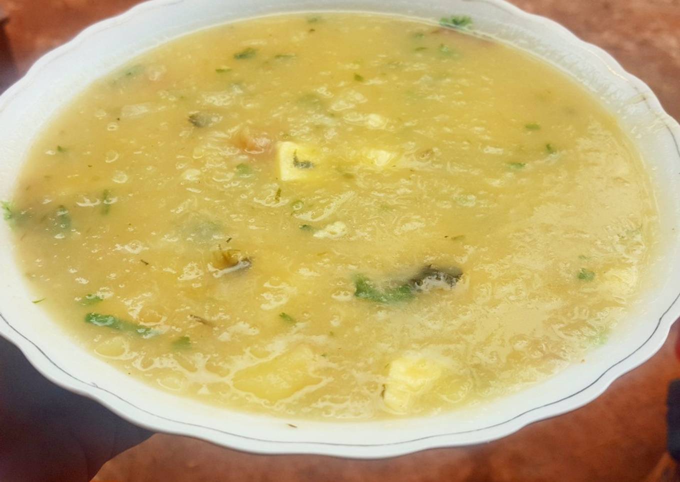 Crema de calabaza con papa! 🥔