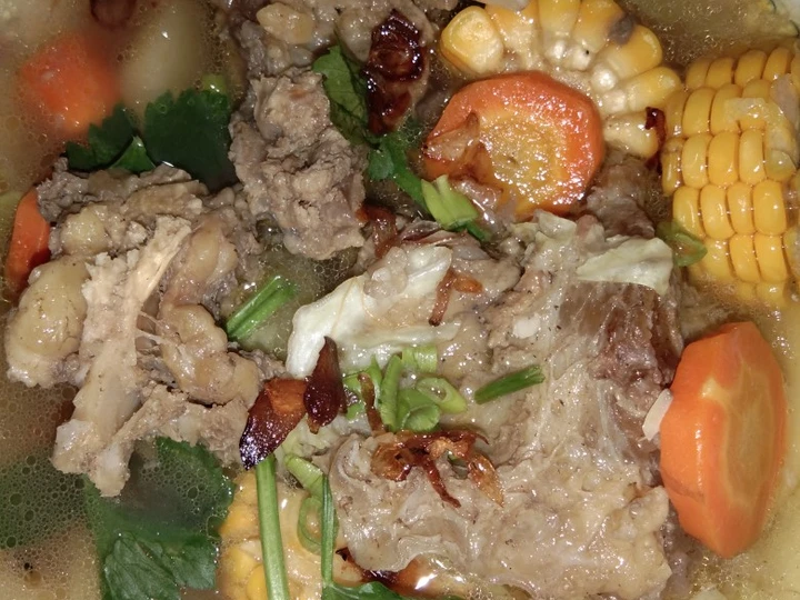 Cara Gampang Membikin Resep Sop tulang sapi yang Sempurna Anti Ribet, Menggugah Selera