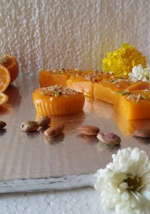 A picture of Orange halwa.