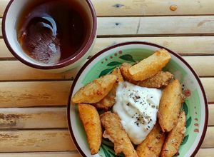 Foto resep Kentang Goreng Wedges dan Saus Tartar